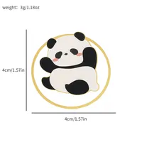 Kawaii Panda Bookmark Animal Hollow Out Exquisite Metal Bookmark Special Page Marker Stationery Gifts for Students Teachers