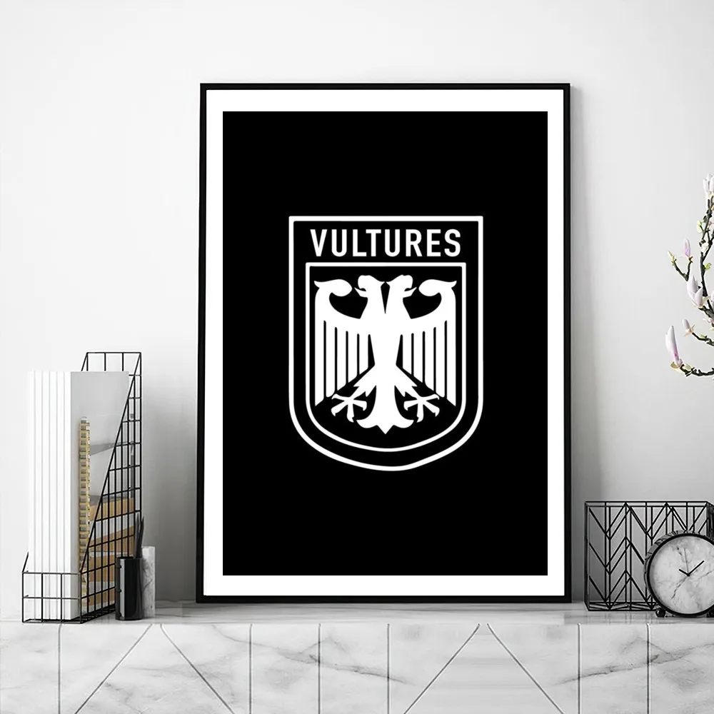 Kanye West Vultures 1 Rapper Poster Gallery Prints Self Adhesive Home Decor Decoration Wall Decals Living Room Sticker