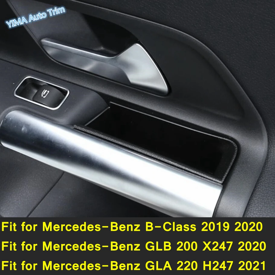 

Auto Door Handle Storage Box Tray Fit For Mercedes-Benz B Class W247 2019 / GLB X247 2020 / GLA H247 2021 Interior Accessories