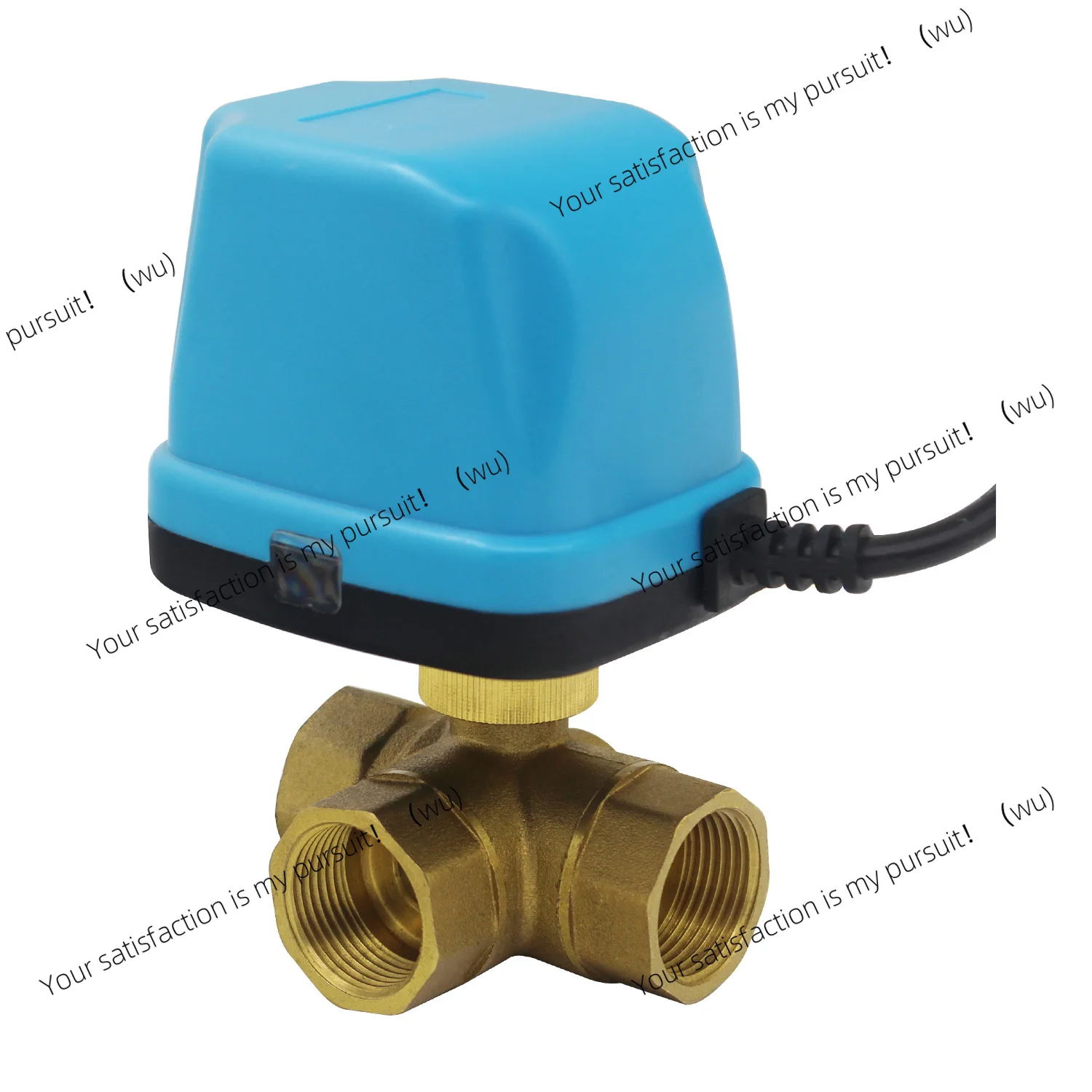 DN15/20/25/32/40 AC220V DC12V/24V/5V 2/3-way Brass Electric Ball Valve Three Wire Two Control 2-way 3-way Solenoid Valve