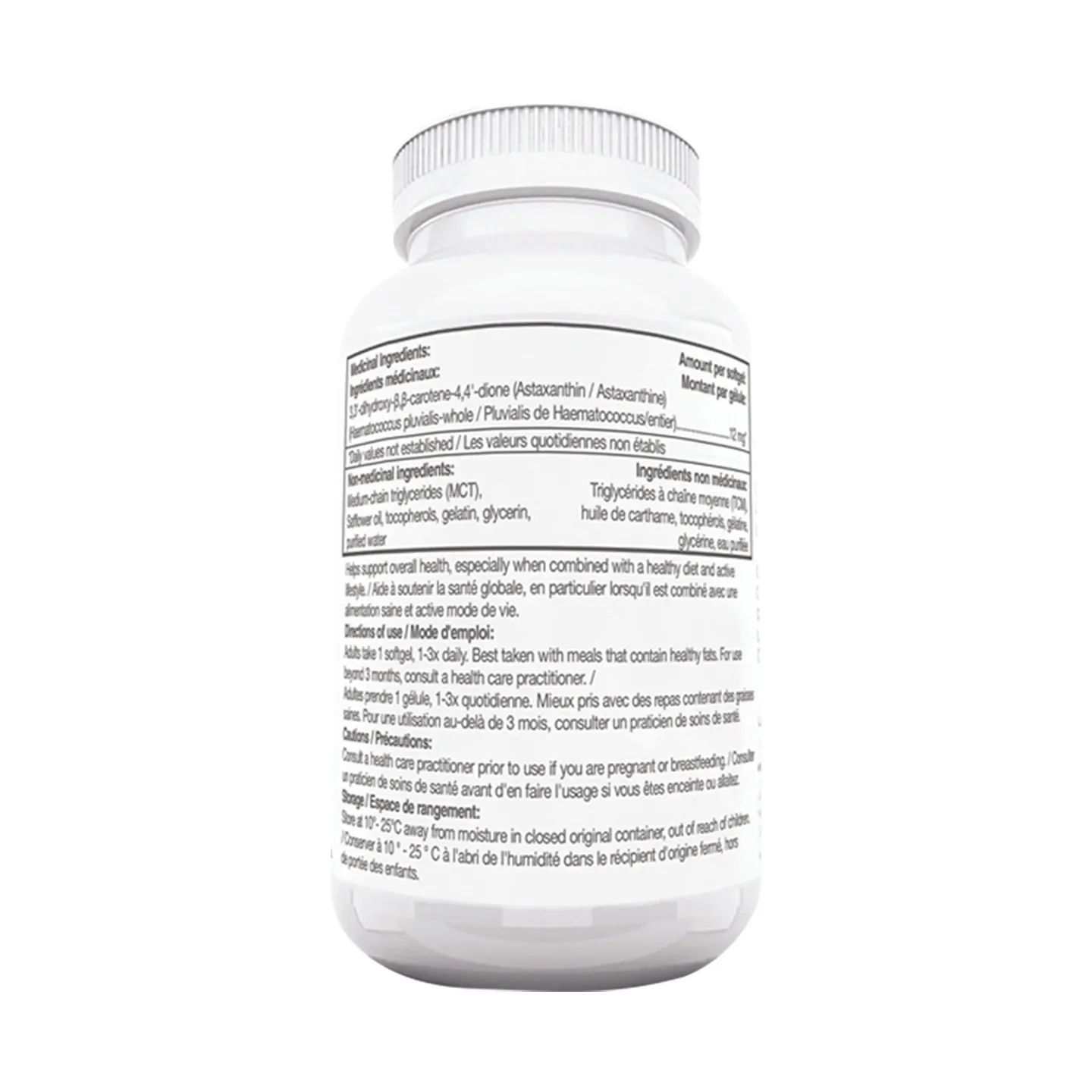 Natural Astaxanthin 12 Mg - Supports Eye, Skin, Joint, Heart and Immune Health, Antioxidant