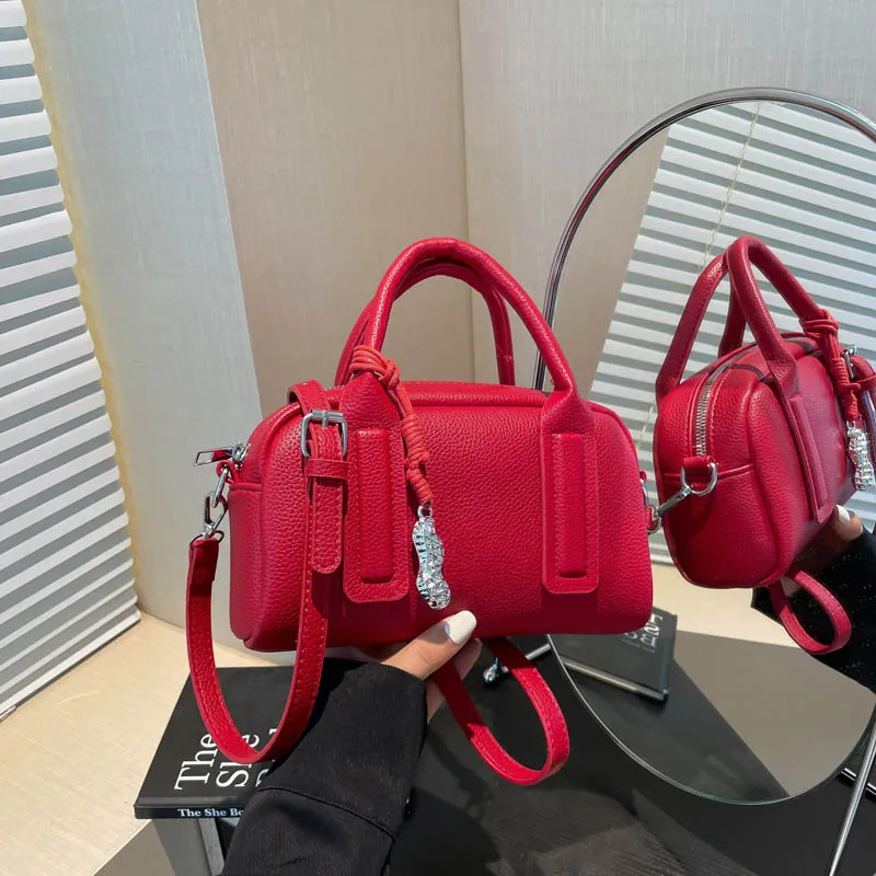 

Универсальные однотонные сумки на плечо на молнии из искусственной кожи, Лидер продаж, универсальные сумки через плечо для поездок на работу, сумки высокого качества для женщин