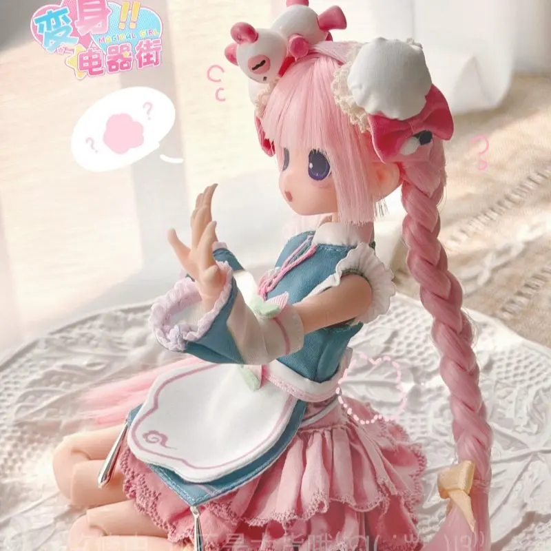 

Оригинальная коллекционная фигурка BJD 1/6 из серии «Волшебная девочка» в закрытой упаковке, кавайная подвижная кукла, настольное украшение, модная игрушка, подарок для девочек