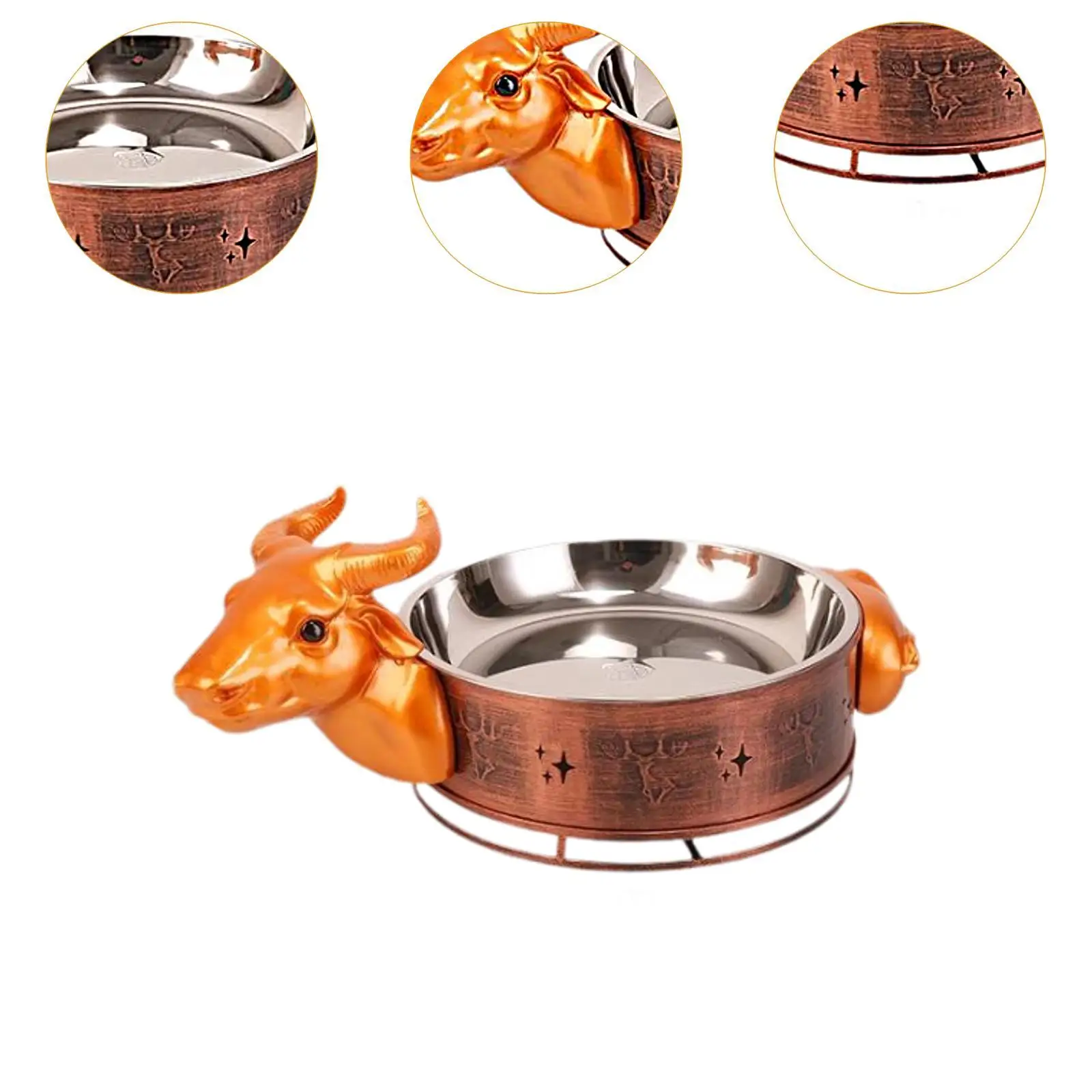 Special Zodiac Dry Pot Cow Shape Pot for Pasta, Noodles, Egg Picnic Camping