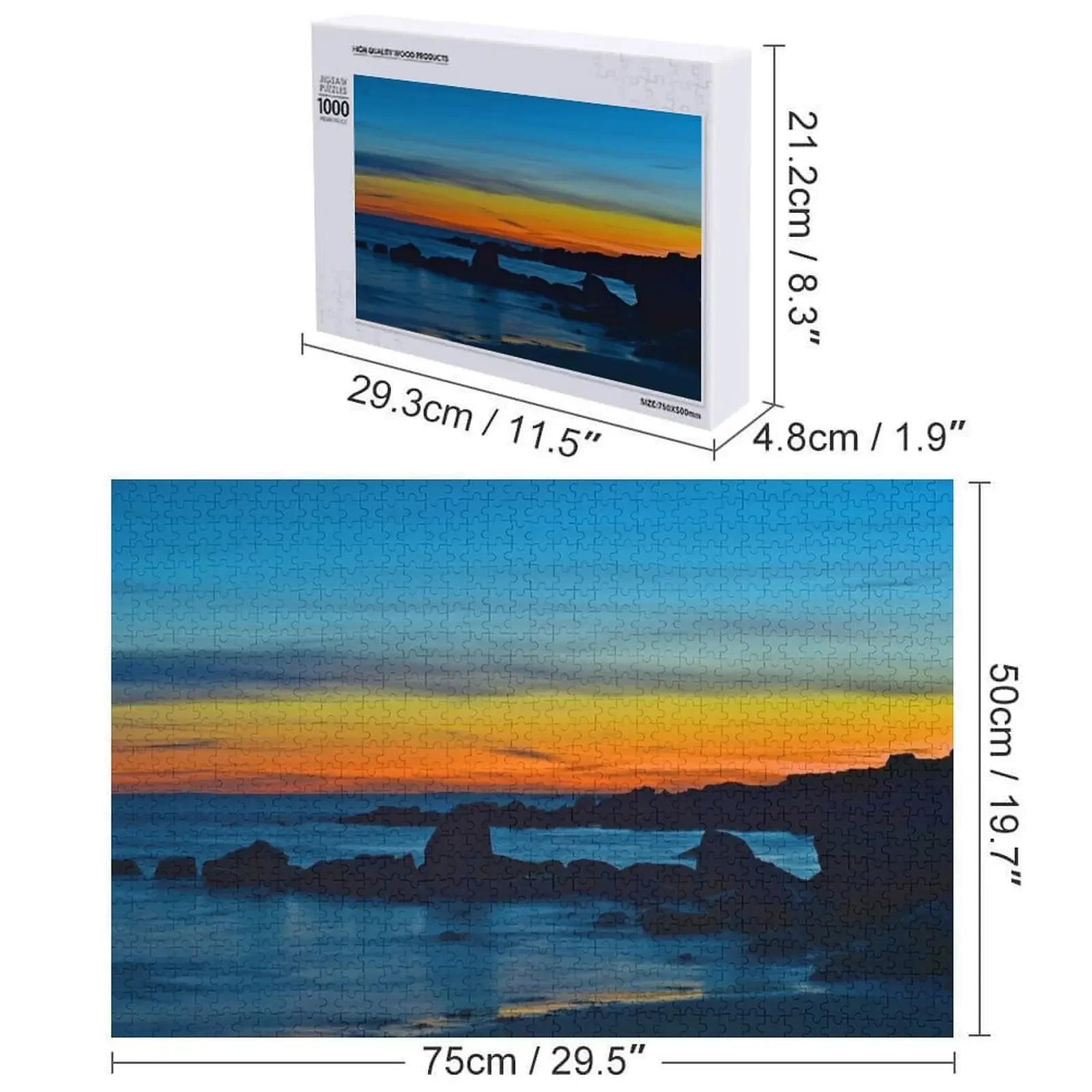 Закат на Furbo Beach, головоломка Ирландии, персонализированная для детей, детская головоломка на заказ