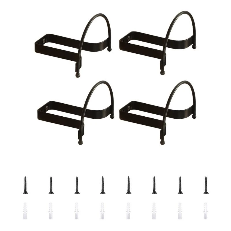 4pcs ковбойские держатели шляпы на стену монтируют крюк для шляп шарфы и аксессуары kxre