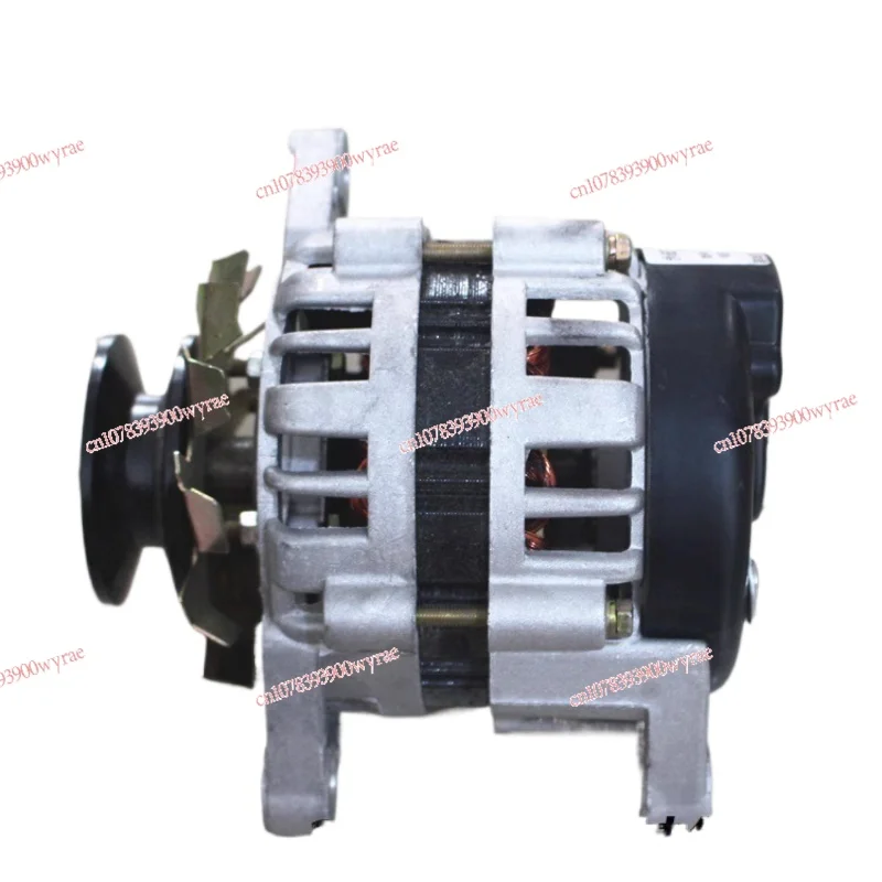 

Belt wheel permanent magnet 220v v 2000w watt small copper wire wrapped high-power household brushless AC generator