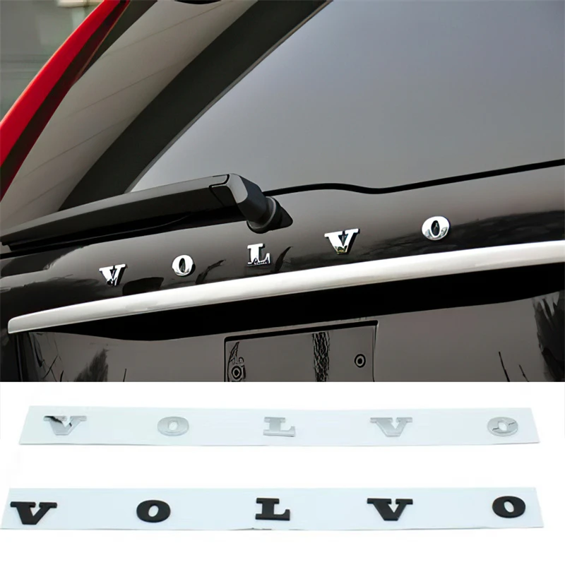 ABS Volvo Car Letter Badge Auto Trunk Stickers For Volvo Xc60 Xc90 V40 V60 S60 V50 V90 S80 C40 XC40 V70 XC70 C30 C70 Rdesign