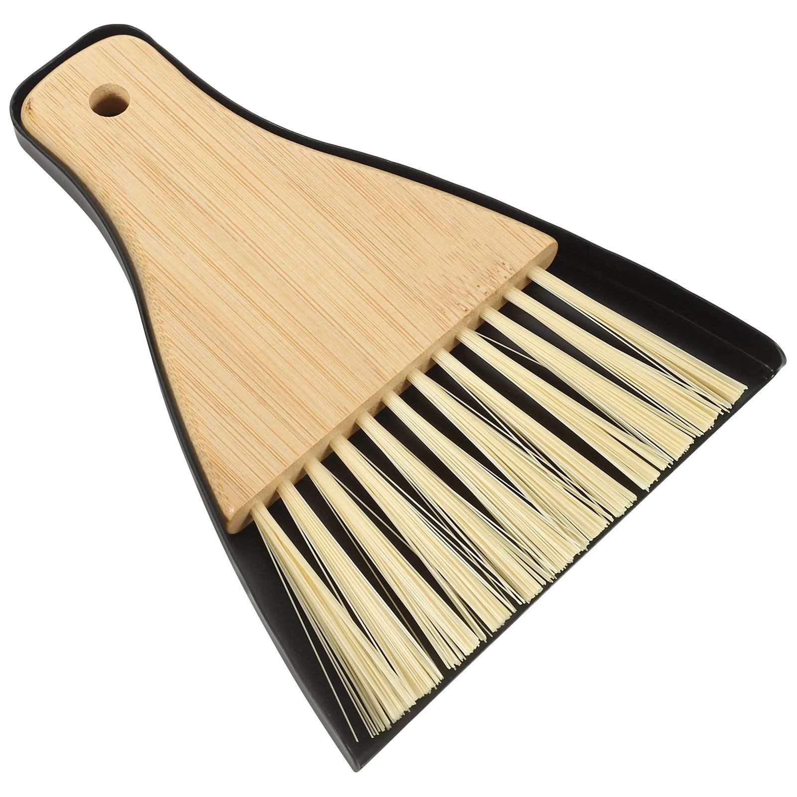 

1Set Mini Broom and Dustpan Set Nylon Handheld Cleaning Tool for Desk Laptop Compact Storage Space Saving Dustpan Brush