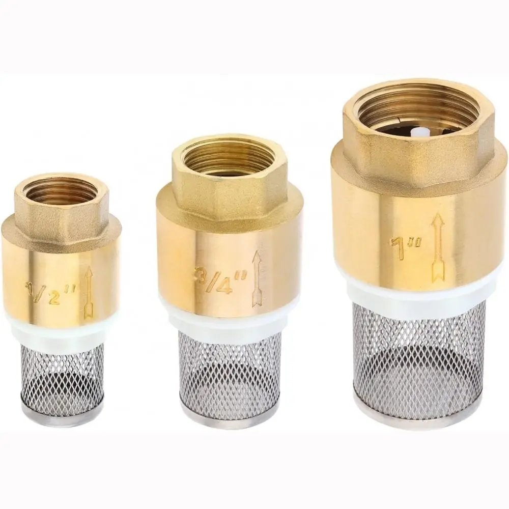 Durable Brass Material Foot Valve 1/2