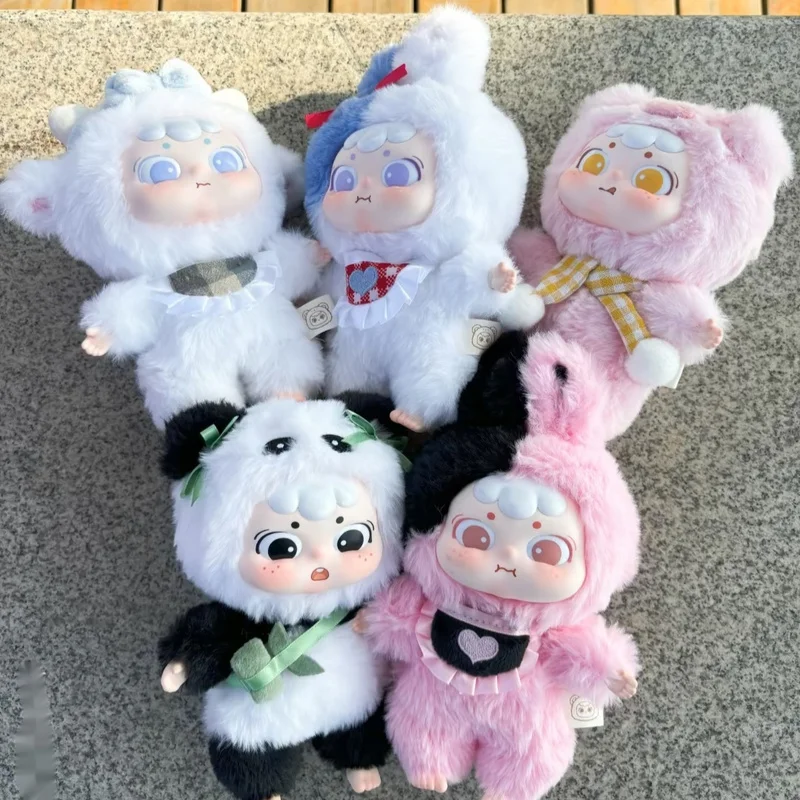 Dai's Animal Crazy Party Series Plush Blind Box Cute Vinyl Doll Bag Pendant Mystery Box Figure Ornaments Girl Surprise Xmas Gift