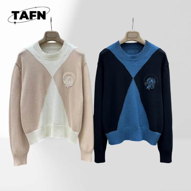 

Высококачественный шерстяной вязаный свитер для женщин, стильный, но удобный дизайн, роскошно и удобный для осени и зимы AG3111