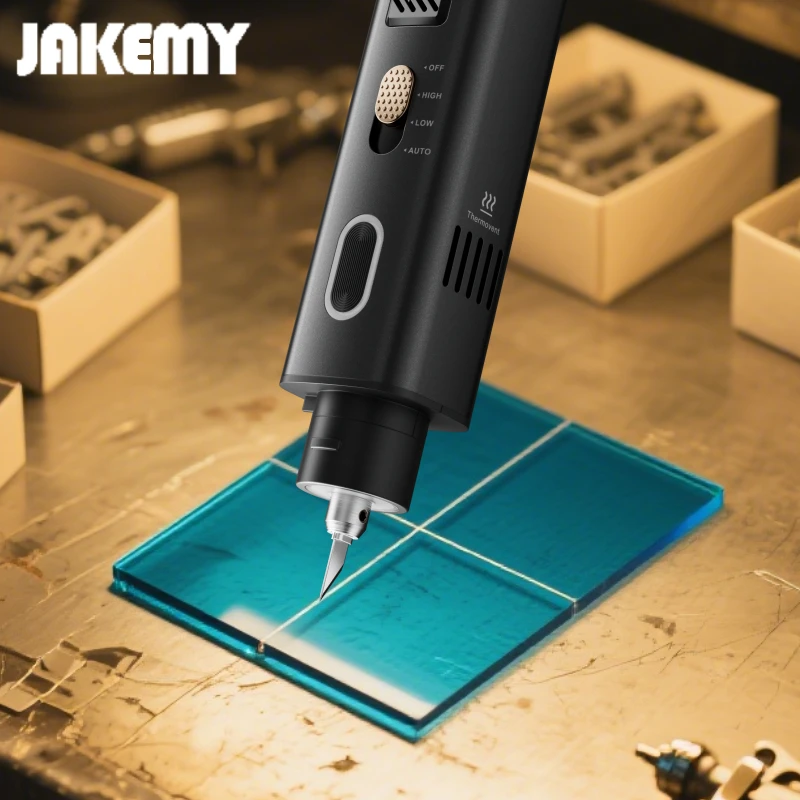 JAKEMY Ultrasonic Cutting Knife Acrylic Sheets Plastic Models DIY Craft Tool Precision Cutting Device 35W High-Accuracy 5mm Max