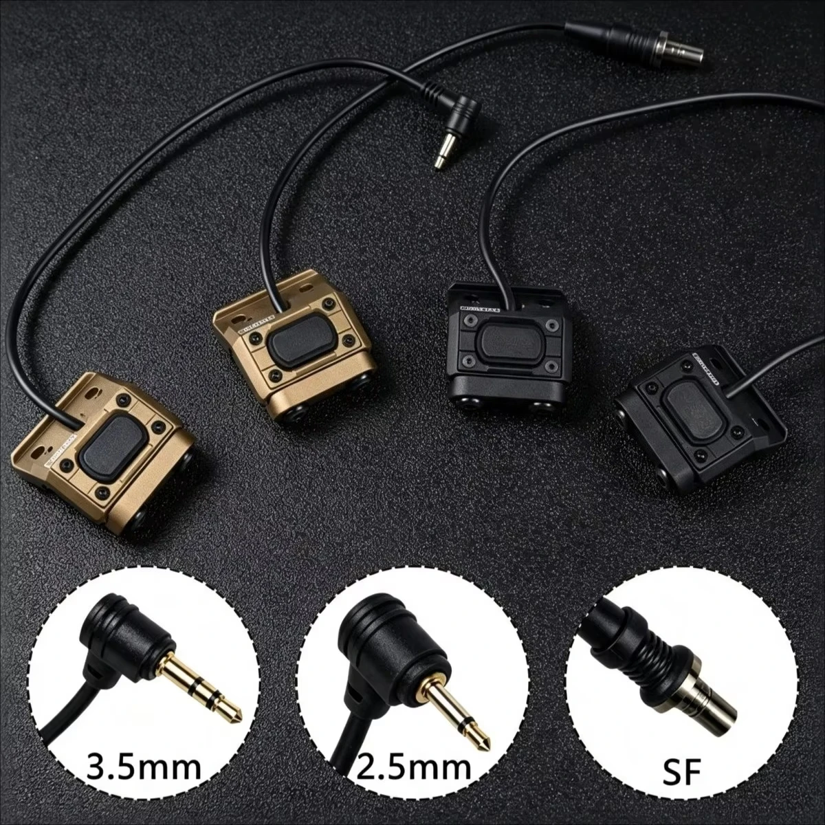 Tactical Remote Pressure Switch SureFire M300 M600 Lights DBAL A2 PEQ Laser Modules 3 Plug Compatible Keymod 20mm Picatinny Rail