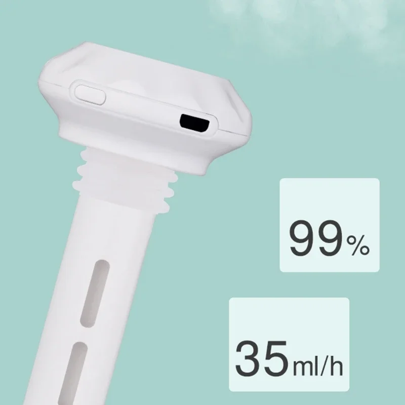 ポータブルおよび低ノイズUSBカー加湿器スティック,長さ調節可能,多様なコンテナ,アロマディフューザー