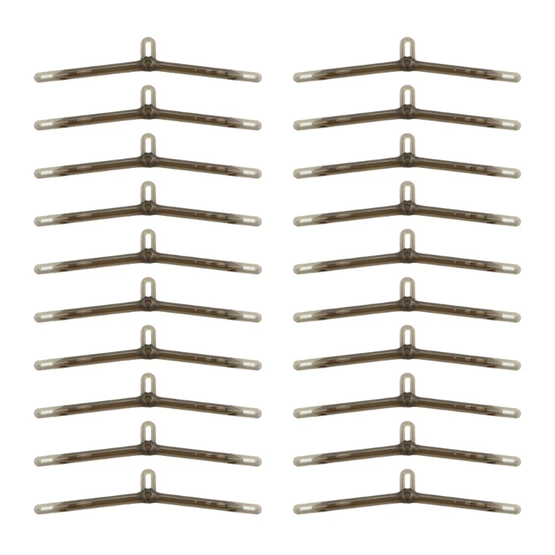 

20Pcs AntiTangle Sleeves Carp Hook Link Helicopter Rig Fish Hook Line Aligner