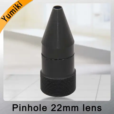 Yumiki hd 2.0 메가 픽셀 22mm 핀홀 렌즈, cctv 카메라 렌즈, m12 마운트, 이미지 형식 1/2, f1.6, 고정 아이리스