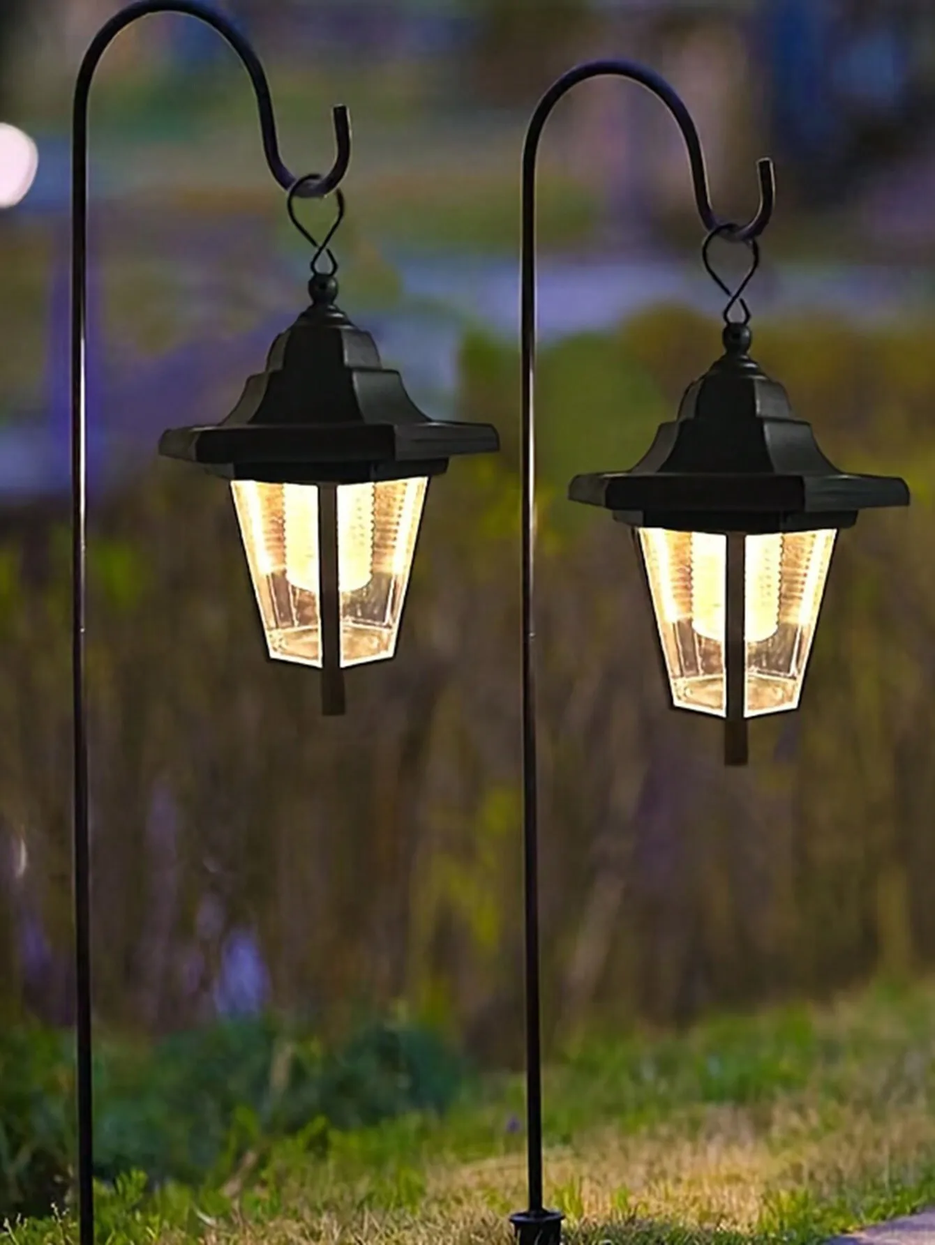 عبوتان من مصابيح المسار الشمسية: تشغيل/إيقاف تلقائي، ديكور ساحة/فناء خارجي، مصابيح مناظر طبيعية للهالوين/عيد الميلاد