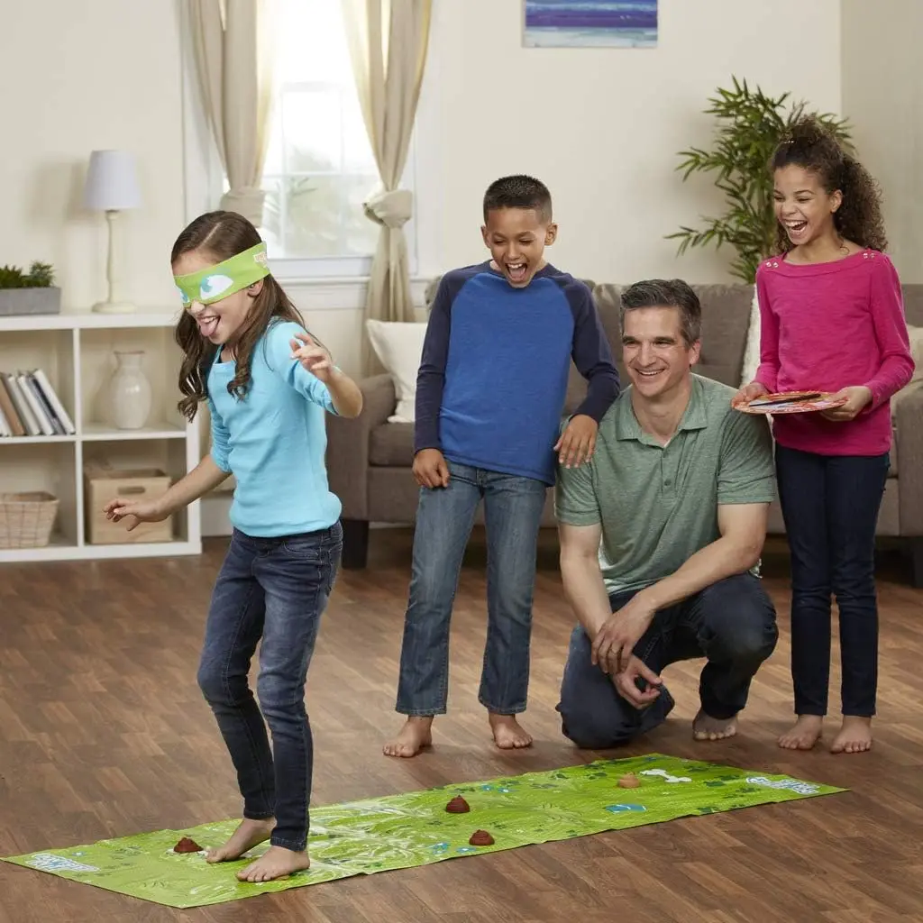 Don't STEP IN IT 게임 컬렉션 카드 - 눈을 가린 개 똥 걸음 게임