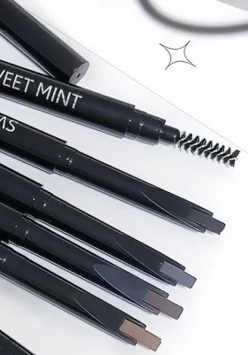 2 In 1 Double Headed Eyebrow Pencil Natural Long Lasting Waterproof Sweatproof Brow Pencil Eye Makeup Cosmetic For Beginners