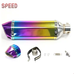 51MM Universal Motorcycle Exhaust Pipe Muffler DB Killer Pitbike Escape Moto Motocross for Pcx Msx150 Duke125 Sticker or Laser