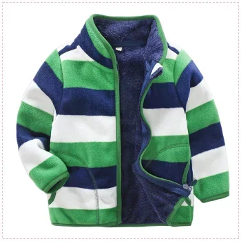 

Winter Sweater Kids Boys Fleece Jacket Long Sleeve Zipper Plus Velvet Keep Warm Children's Coat Cardigan Pattern 2020new Arrival