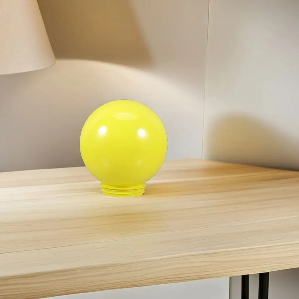 

Round Lamp Shade Replacement Globe Acrylic Waterproof Outdoor Light Cover Diameter 7.5cm for Garden Yard Pathway Street Lamp