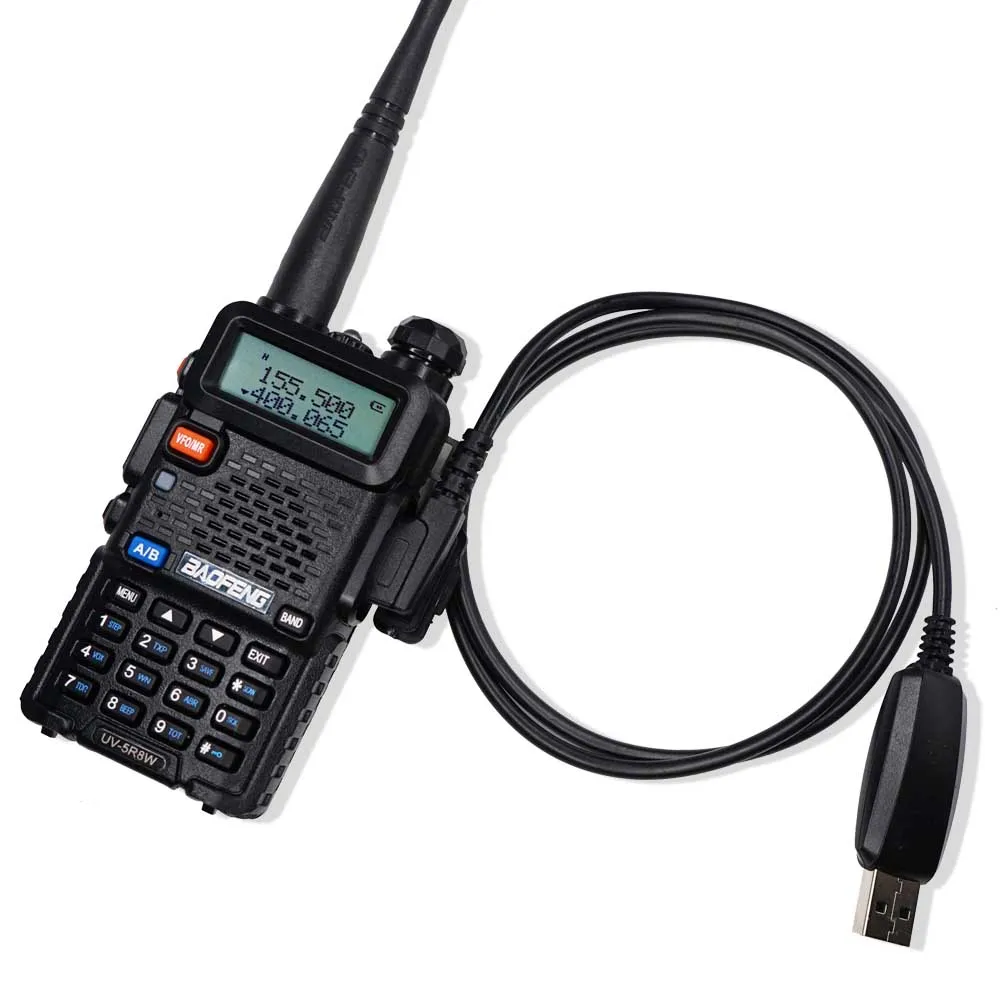 Baofeng-Cable de programación USB para walkie-talkie, dispositivo con Software de unidad CD, UV-5R, bf-888S, UV-82, Radio Ham para Win10 XP, Original