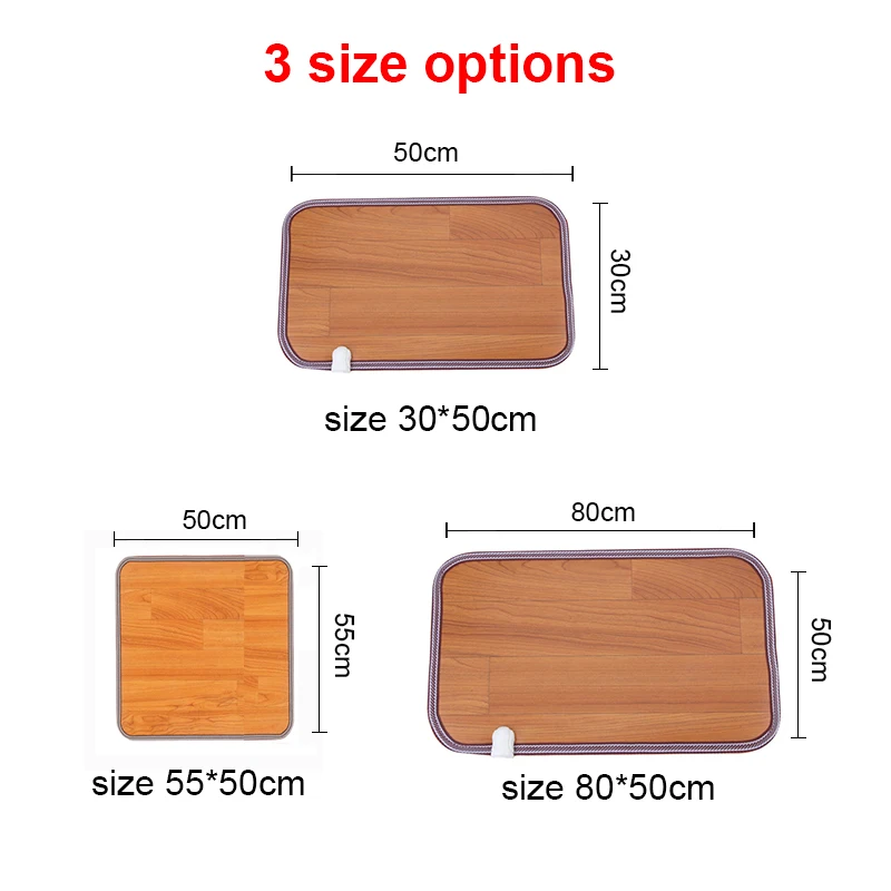 Electric Heating Pad 220V Winter Heated Foot Mat Office home Warm Feet HeaterThermarpet Leather Household Floor Electric Heater