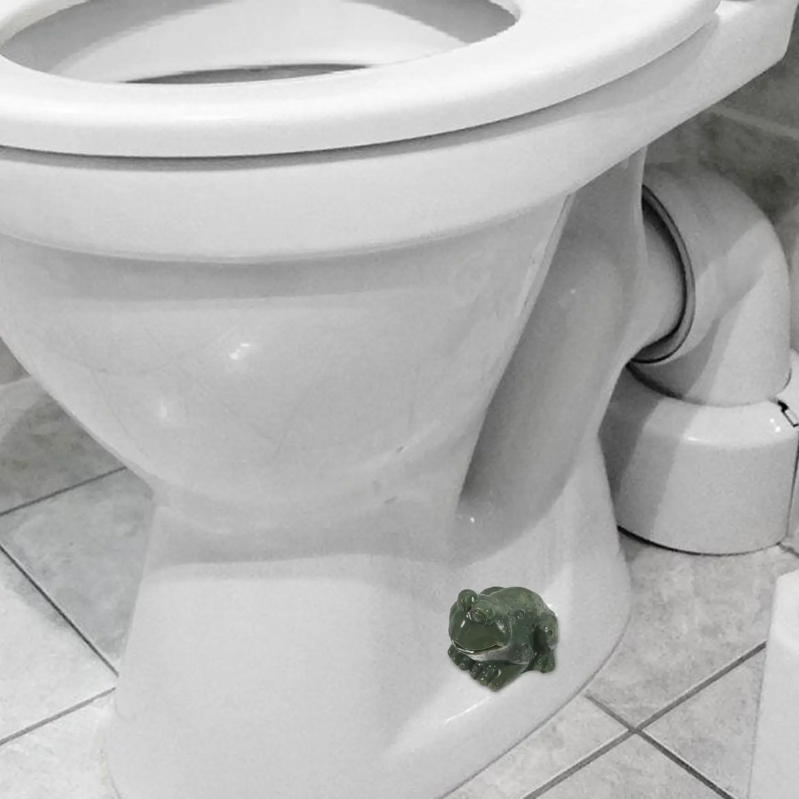 Toilet Bolt Cover Cute Frog Decoration Easy Installation Universal Caps for Bottom of Toilet Bowl Sturdy Design Practical Bath