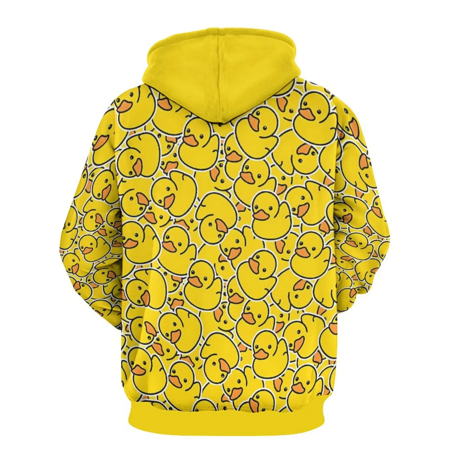 3D Printing Cute Little Yellow Duck Pattern Men\'s Hoodie Autumn Men\'s Women Fashion Casual Top Oversized High Quality Sweatshirt