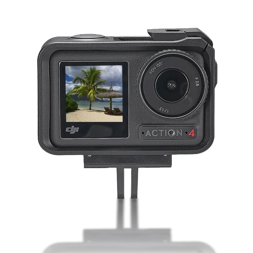 Per DJI Action 4 3 Adattatore magnetico a due artigli Filettatura 1/4 Porta universale per DJI Action 4 /DJI Action 3 Accessori per fotocamera