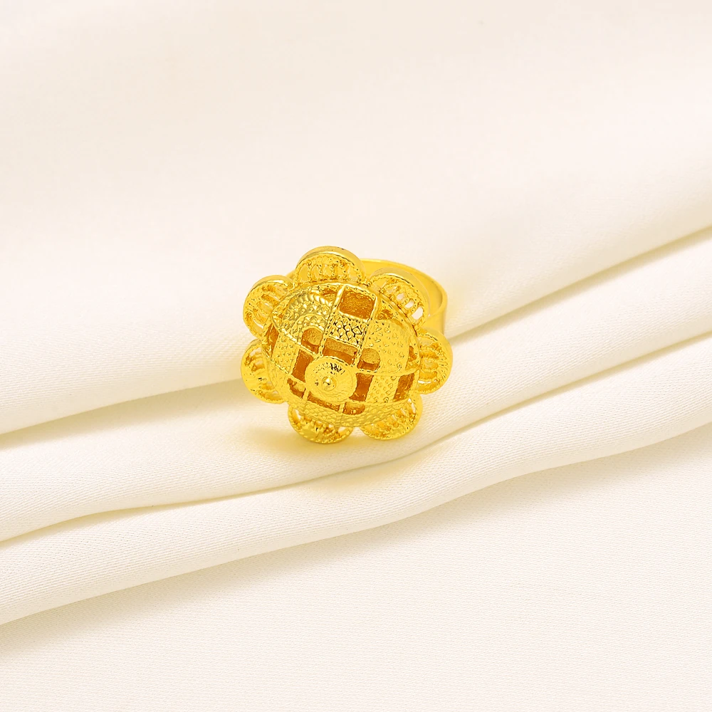 24K Gold Plated Fashion Ethiopian Earrings/Pendant/Ring Jewelry Sets Gold Plate Africa Bride Wedding Eritrea Set Gift
