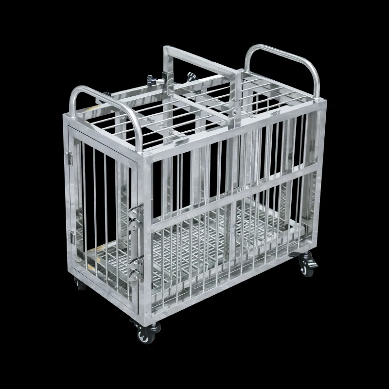 

Heavy-Duty Portable Indoor Stainless Steel Dog Kennels For Veterinary Hospital Use