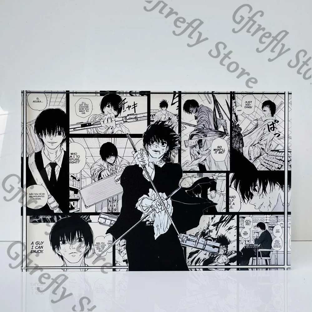 

SAKAMOTO DAYS Acrylic Brick Indicative Board Anime Display Stand Ambitus Yoichi Nagumo Decoration High Quality Standing Plate