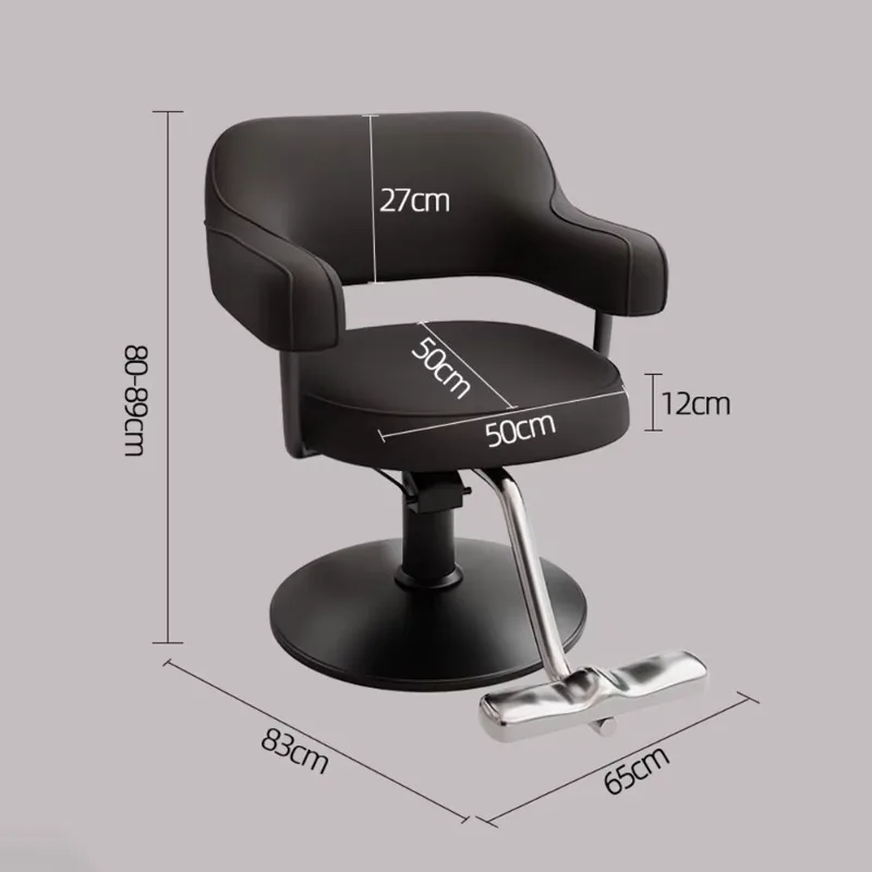Swivel Design Barber Chair Aesthetic Modern Comfortable Elastic Salon Chair Beautyportable Cadeira Para Salao De Beleza Salon