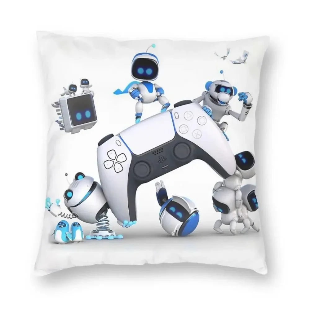 Astrobot Sleeping Square Pillowcase Polyester Creative Zip Decor Home Cushion Cover Darkness Cushion Cover for Sofa Car Seat