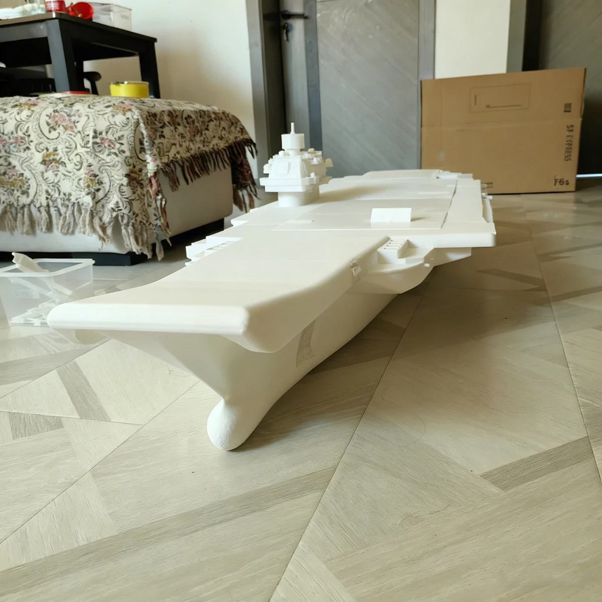 1/200 barcos rc 162cm ulyanovsk porta-aviões barco de controle remoto 3d impresso rc schiffe modelo kit navio brinquedo navio de guerra modelo