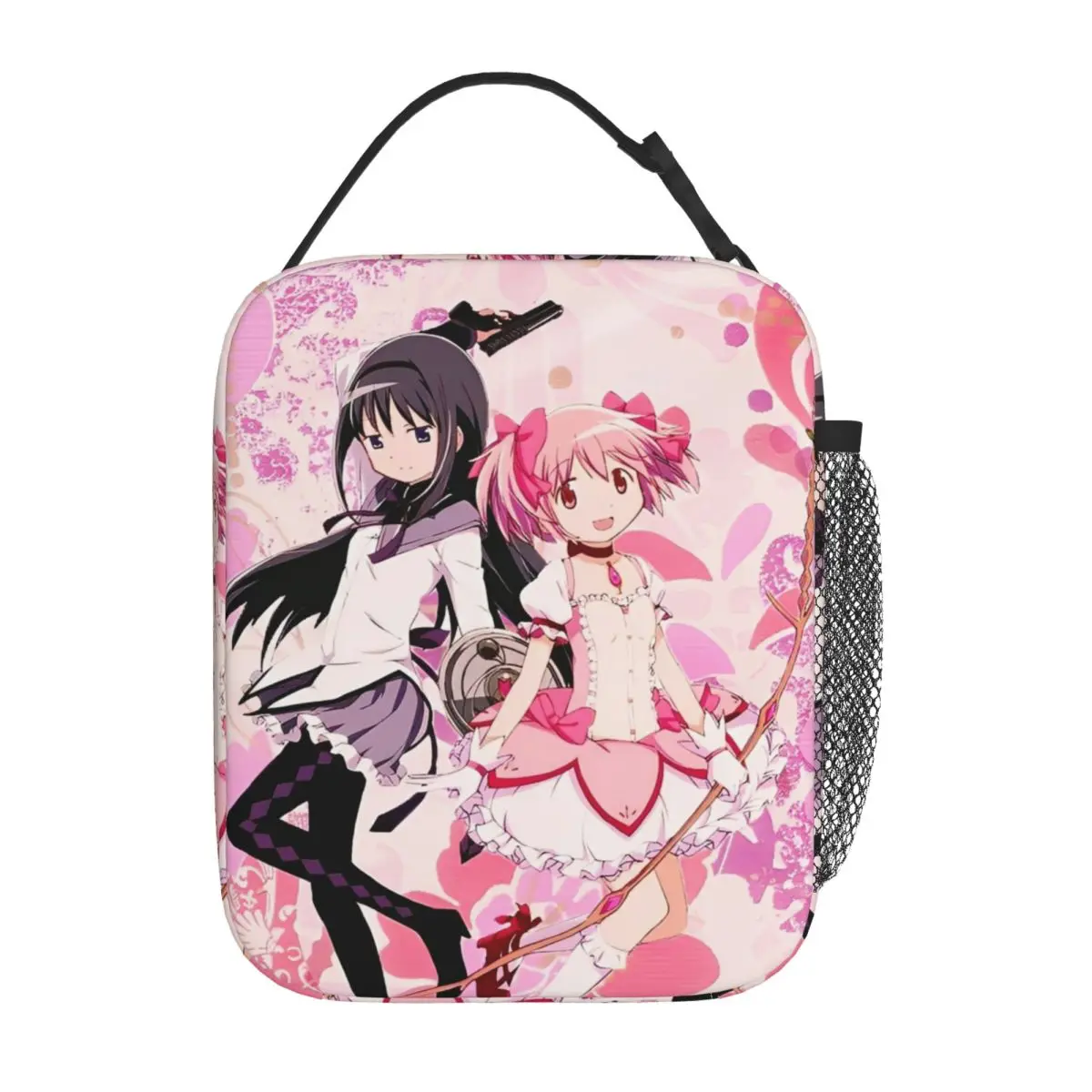 

Милая изолированная сумка для обеда Puella Magi Madoka Magica, большой контейнер для еды, сумка-холодильник, сумка-тоут, ланч-бокс, школьный пикник для мужчин и женщин