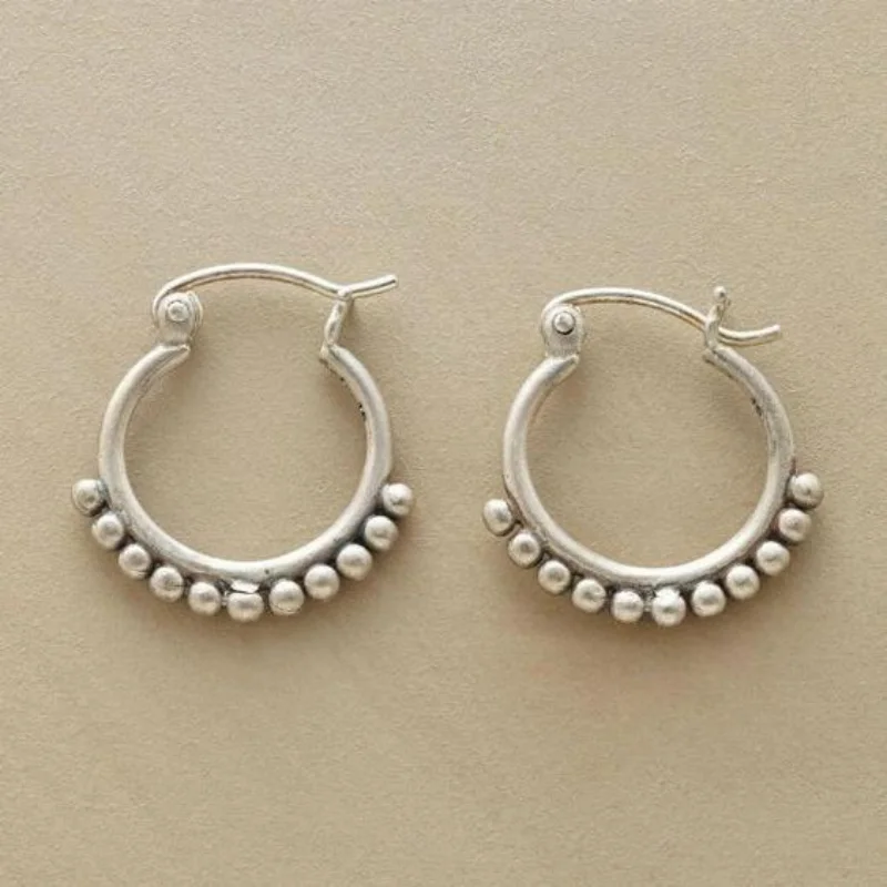 

Stylish Simplicity Thai Silver Hoop Dangle Earrings for Women Engagement Wedding Jewelry Hypoallergenic Earrings