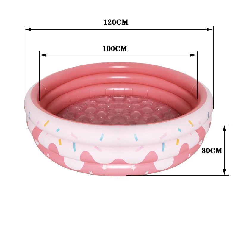 Cute Baby piscina gonfiabile bambini pagaiando gioca lavabo rotondo vasca da bagno portatile bambini all'aperto Sport gioca giocattoli piscina estiva