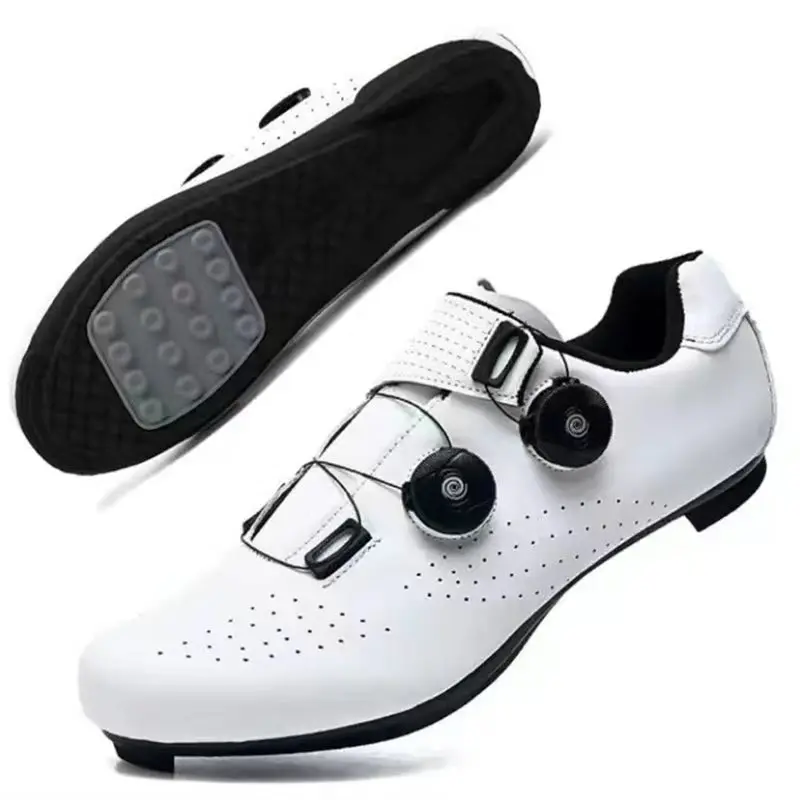 Ultraleichte Fahrradschuhe, atmungsaktiv und leicht, SPD-kompatible Hartsolzen für Rennrad- und Mountainbike-Wettkampftraining – Detail 10