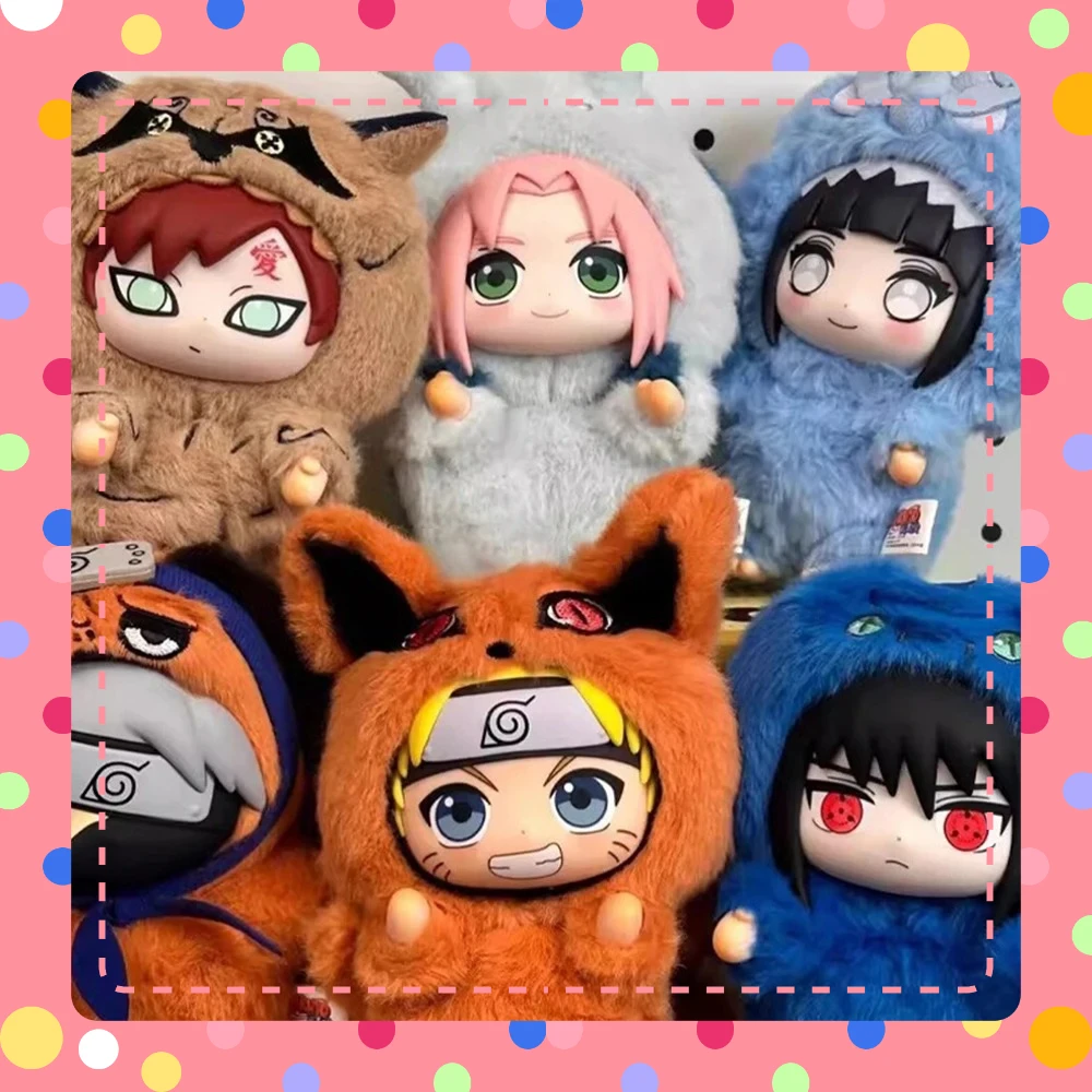 Hot EAKI 나루토 블라인드 박스 Shippuden 파티 시리즈 Uzumaki Stuffed Shippuden 오리지널 플러시 피규어 장식품 장난감 컬렉션 선물