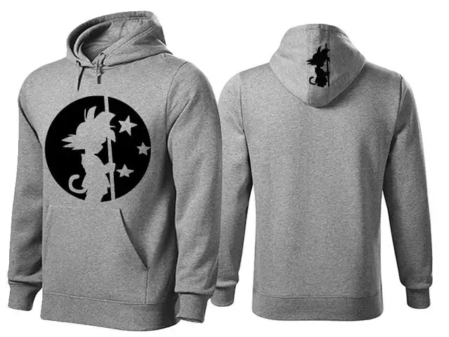 

Dragon Ball Kids Hoodie Japanese Anime Autumn Winter Extra Long Sleeve Cotton Parent Child Sweatshirt Family Outfit