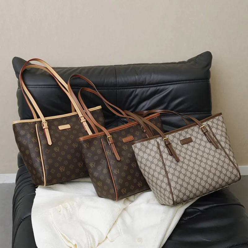 

Роскошная минималистичная винтажная сумка для подгузников для женщин, элегантная сумка через плечо, уникальная дизайнерская кожаная сумка-тоут в ретро-стиле, большая.