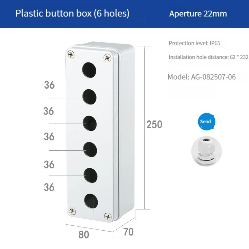 Variant: 6hole 22mm
