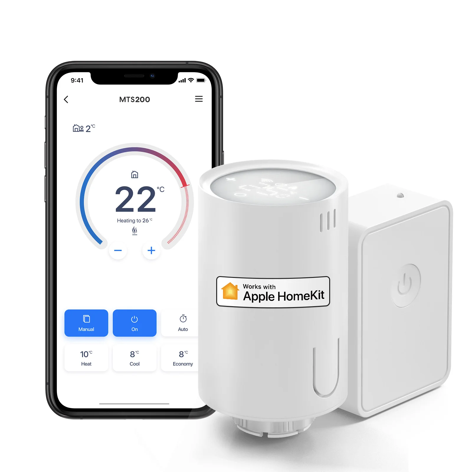 Meross Smart Thermostat WiFi Radiator Valve Temperature Controller Warm Floor Heating Thermoregulate Support  Apple HomeKit Alex