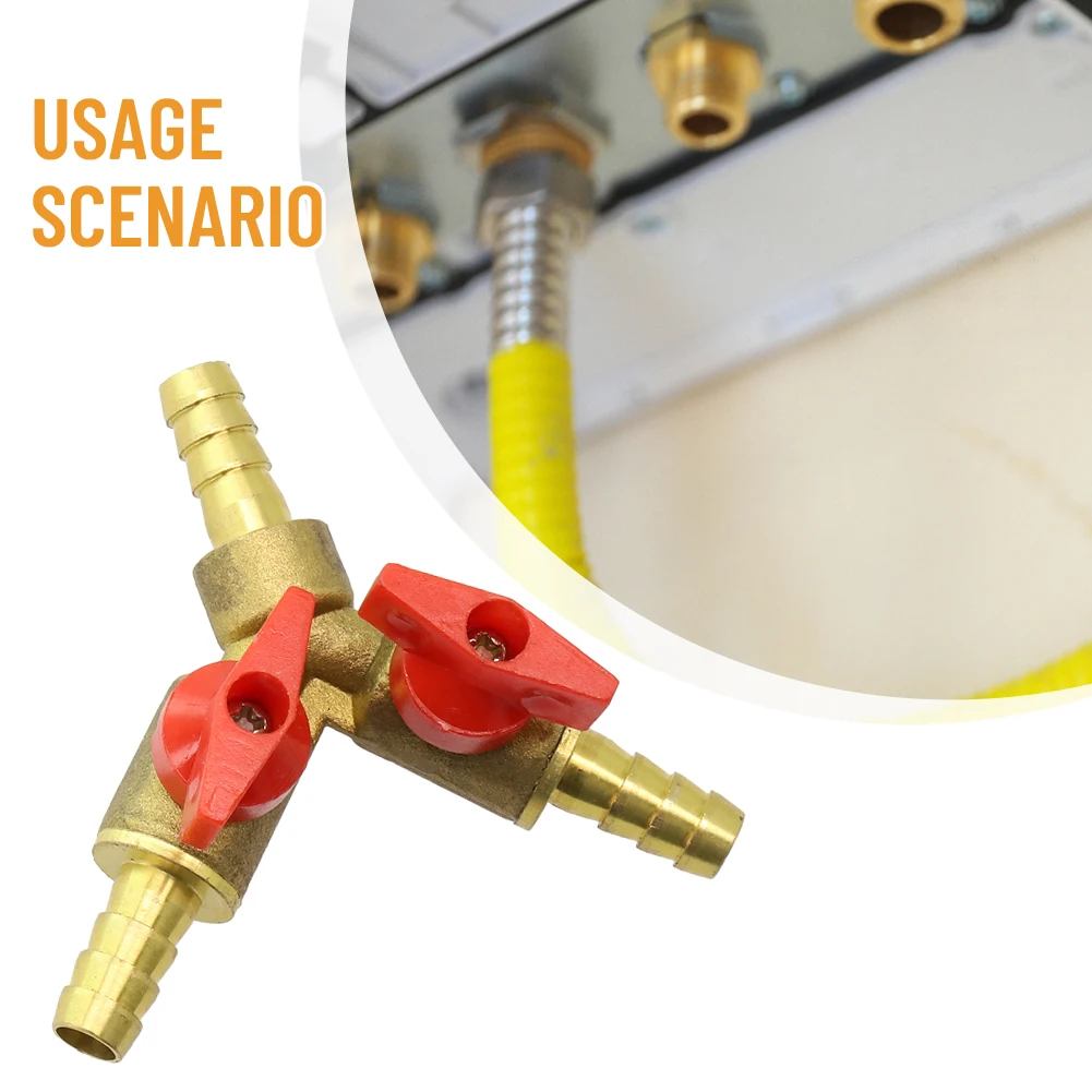 High Quality Brass Valve 3-Way Easy To Use Plumbing Fittings Pneumatic Fittings Brass Material Easy To Install