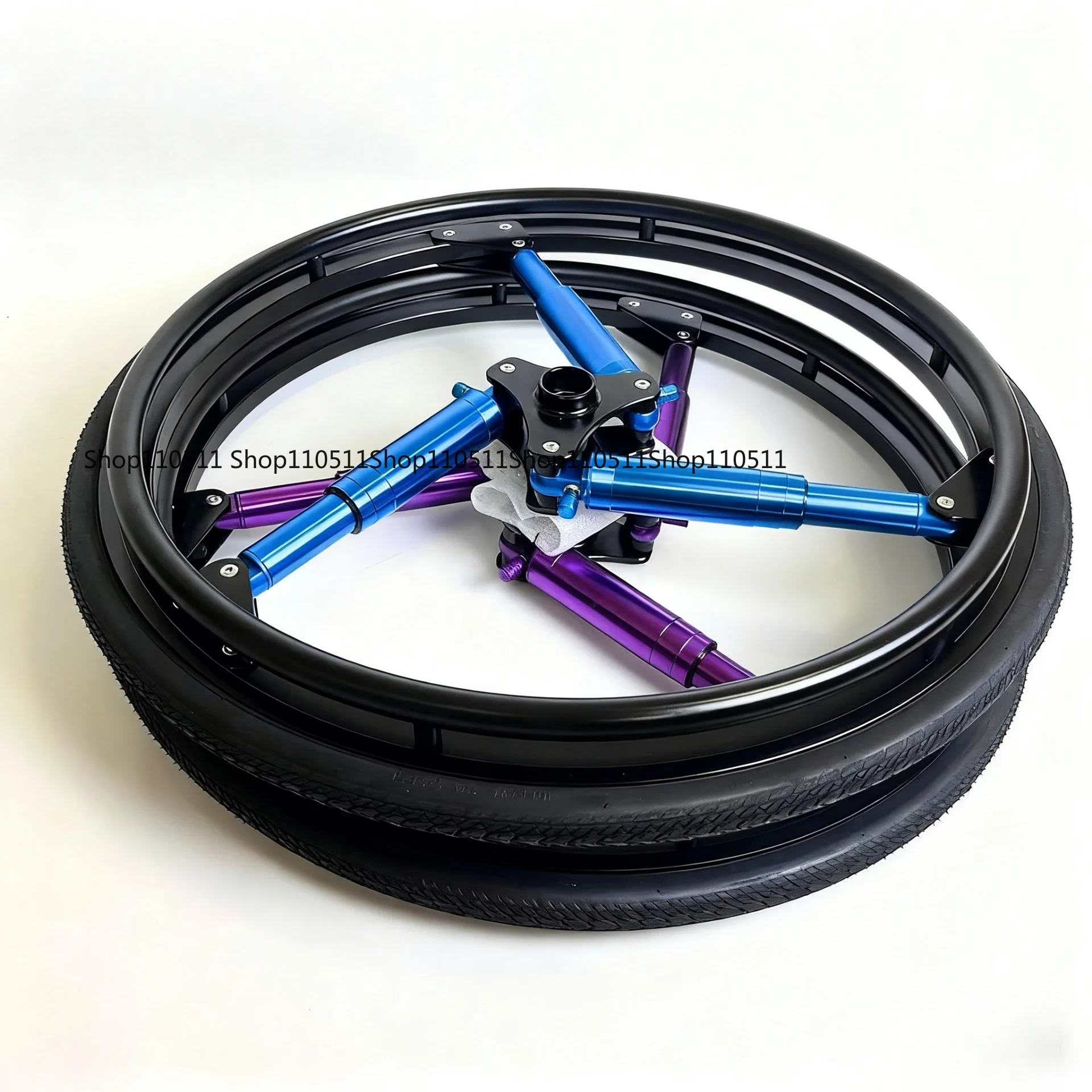 HL2015 24x1 (25-540) Shock Absorber Wheel Active Manual Wheelchair Pneumatic Tire Marathon Wheelchair