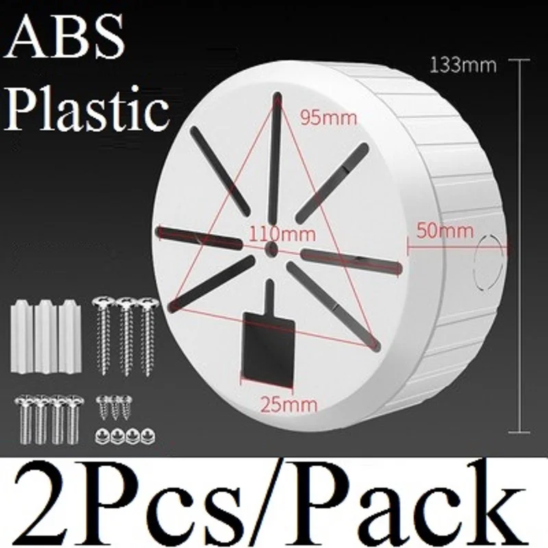 

Universal Dome Camera Mount Bracket ABS Plastic Indoor Outdoor Ceiling Side Siding Support for CCTV Camera Accessories